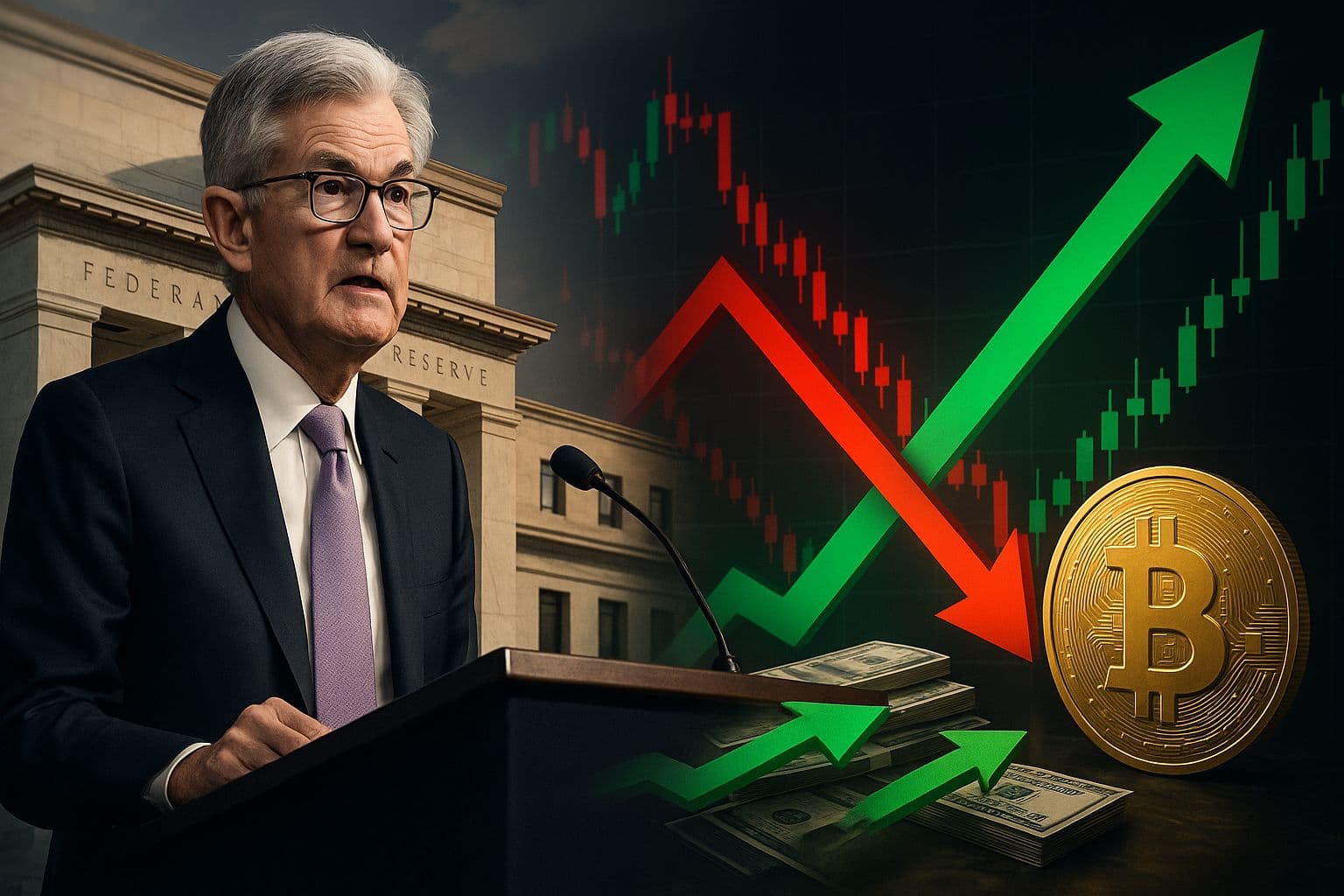 Powell splits FOMC on 2025 cuts as crypto eyes flows