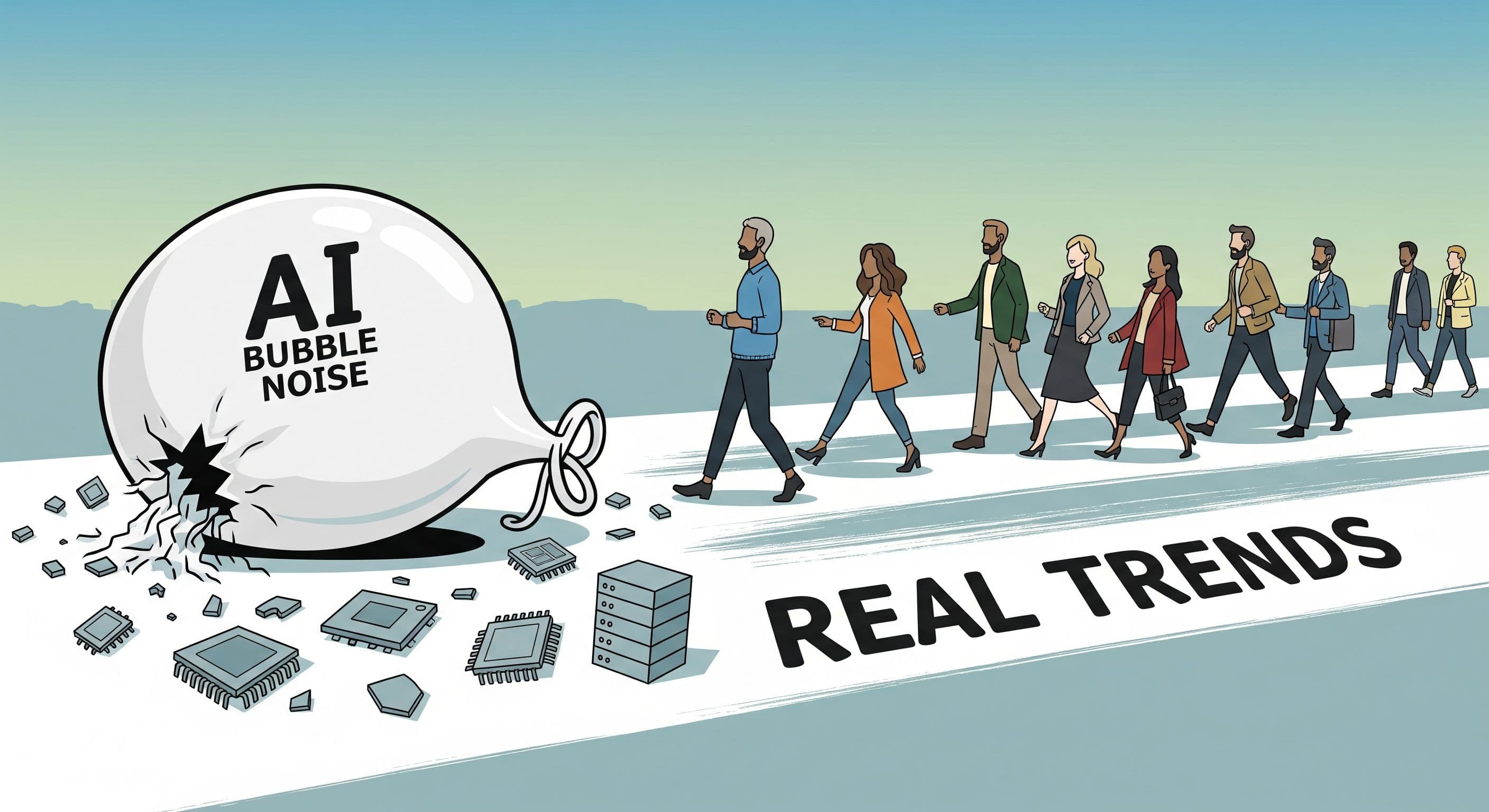 Ignore the AI Bubble Noise, Follow Real Trends