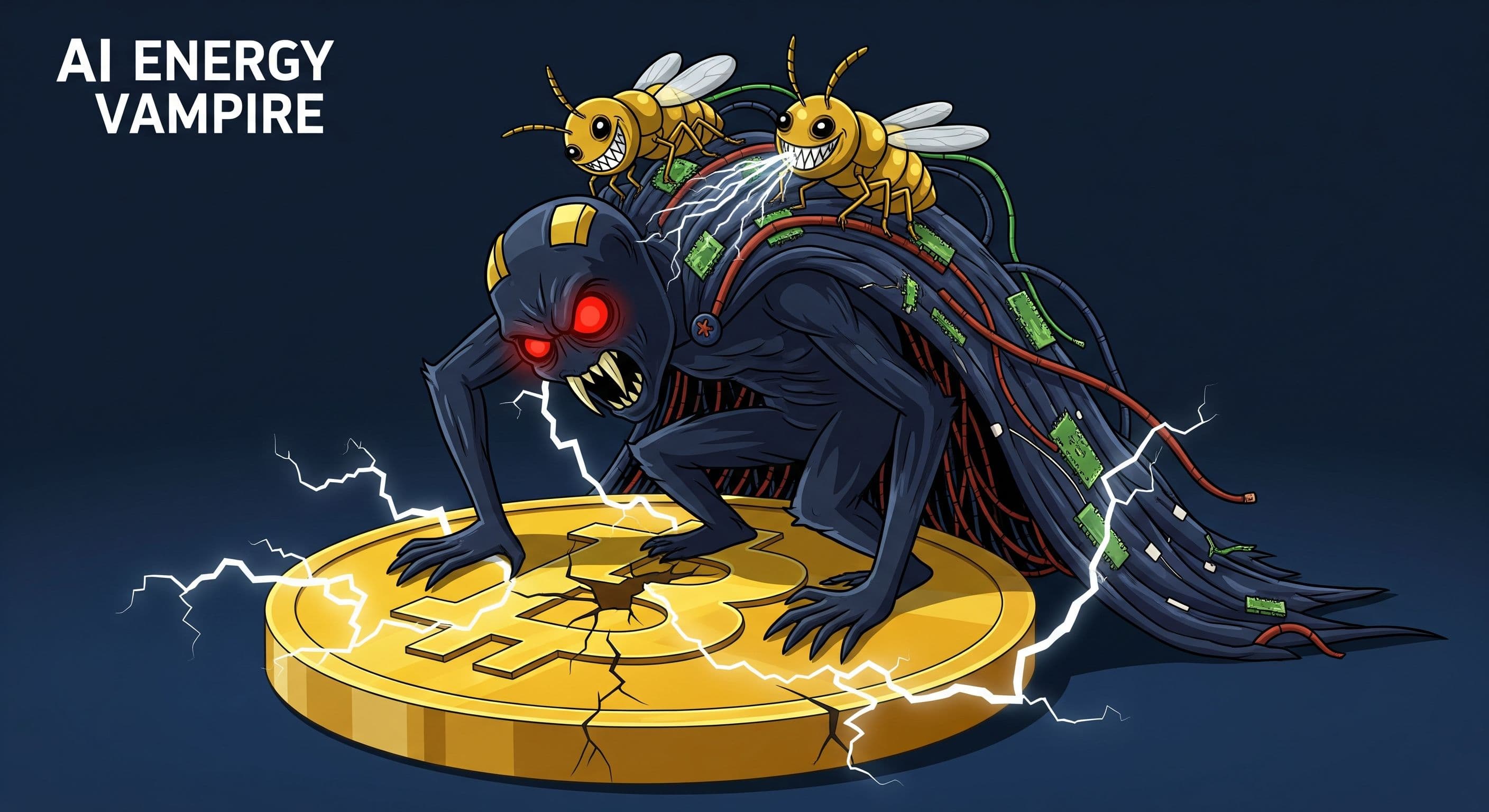 AI Energy Vampires and Gold Bugs Drain Bitcoin’s 2025 Liquidity