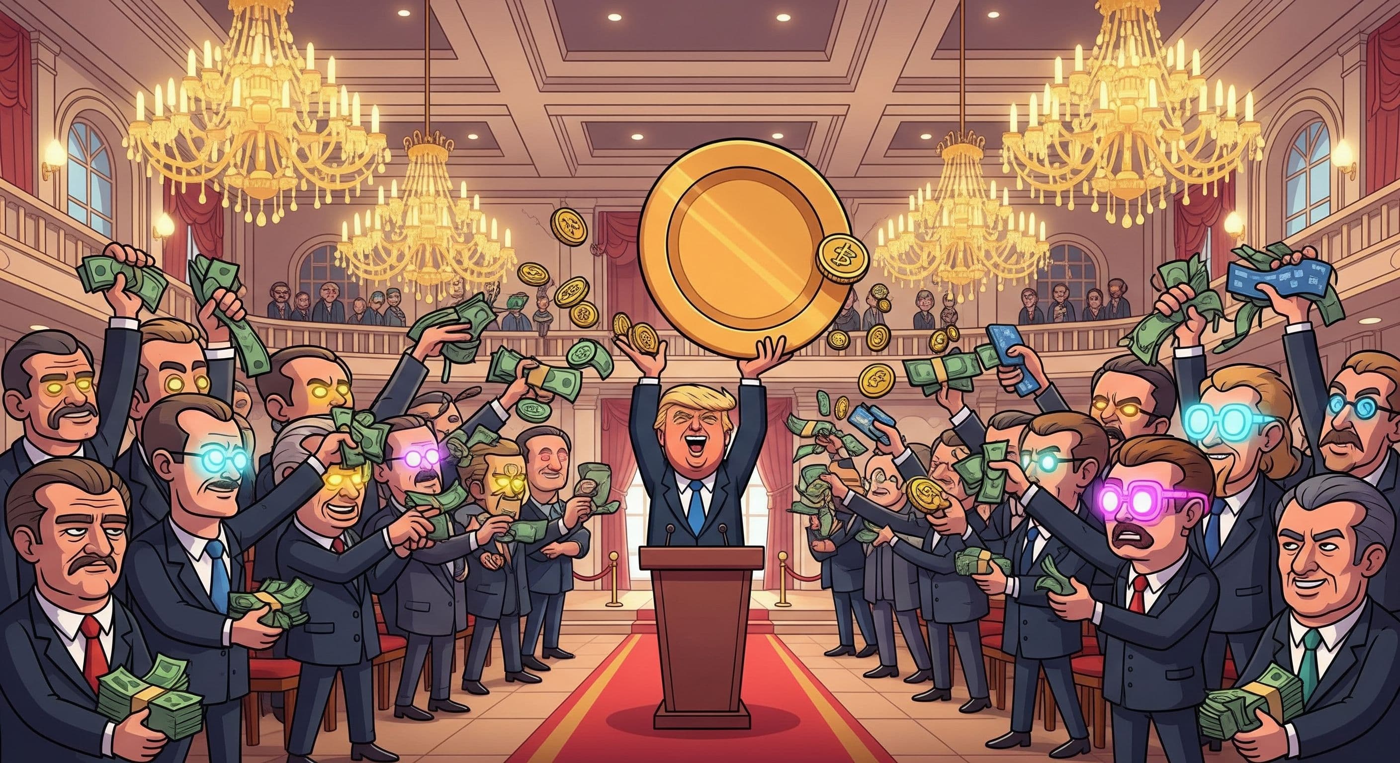 Trump’s New Ballroom: The Billionaires, Corporations, and Crypto Kings Paying the Bill