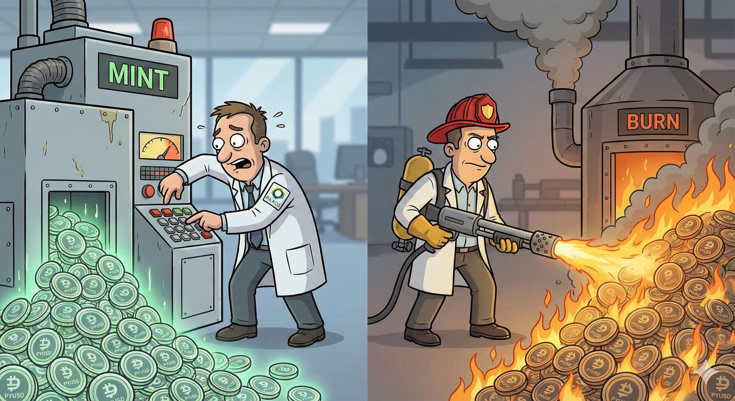 Paxos mints 300 trillion PYUSD by mistake, then burns it