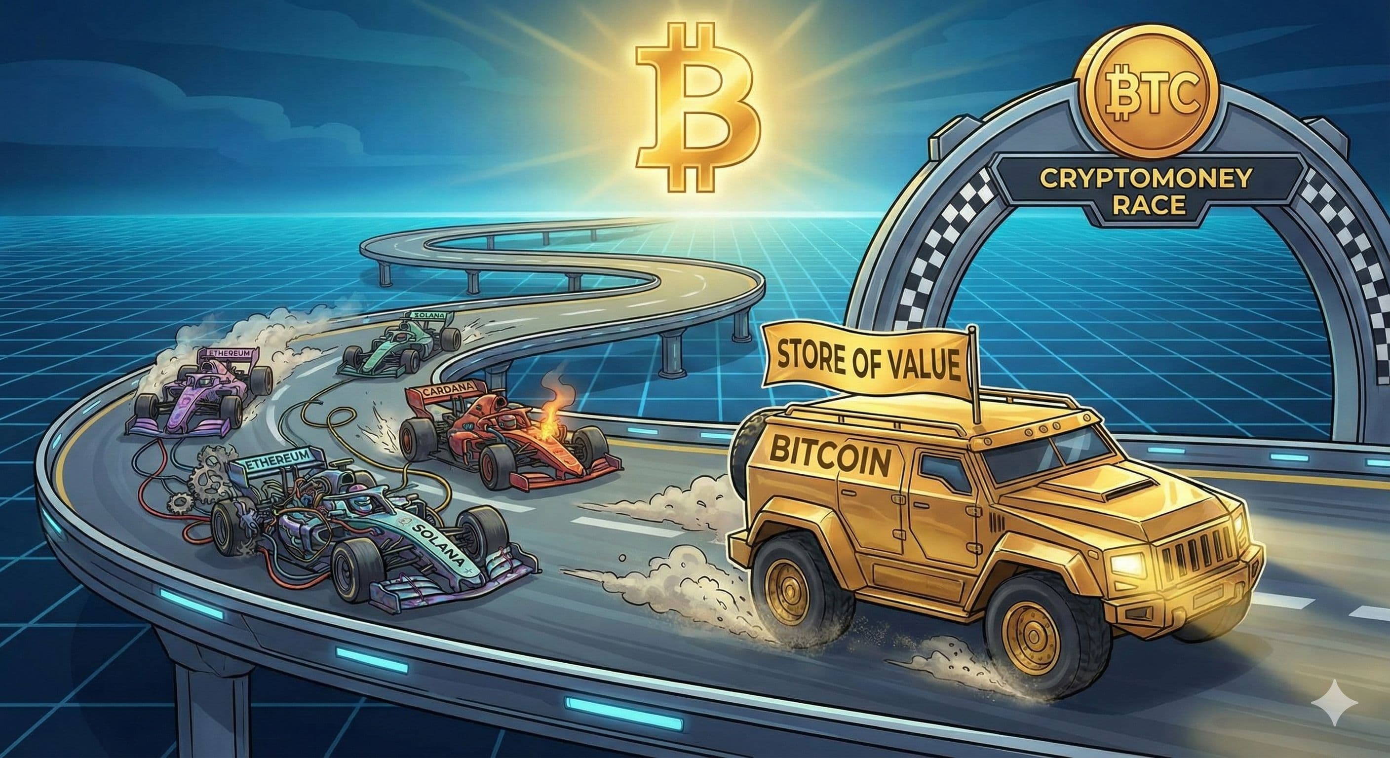 Why L1 Chains Keep Losing The Cryptomoney Race To Bitcoin