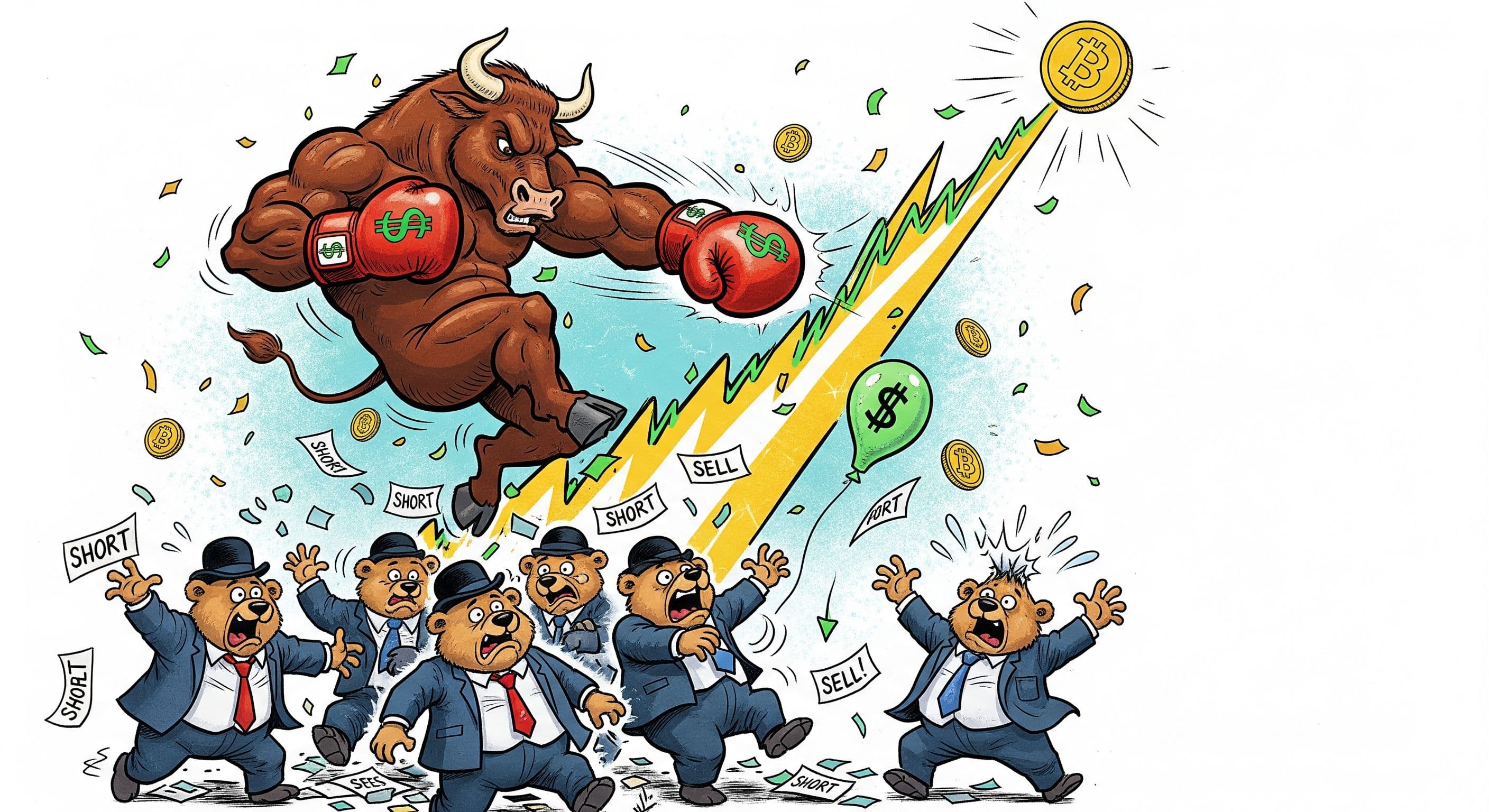 Bitcoin jumps past $115,000 as shorts get squeezed