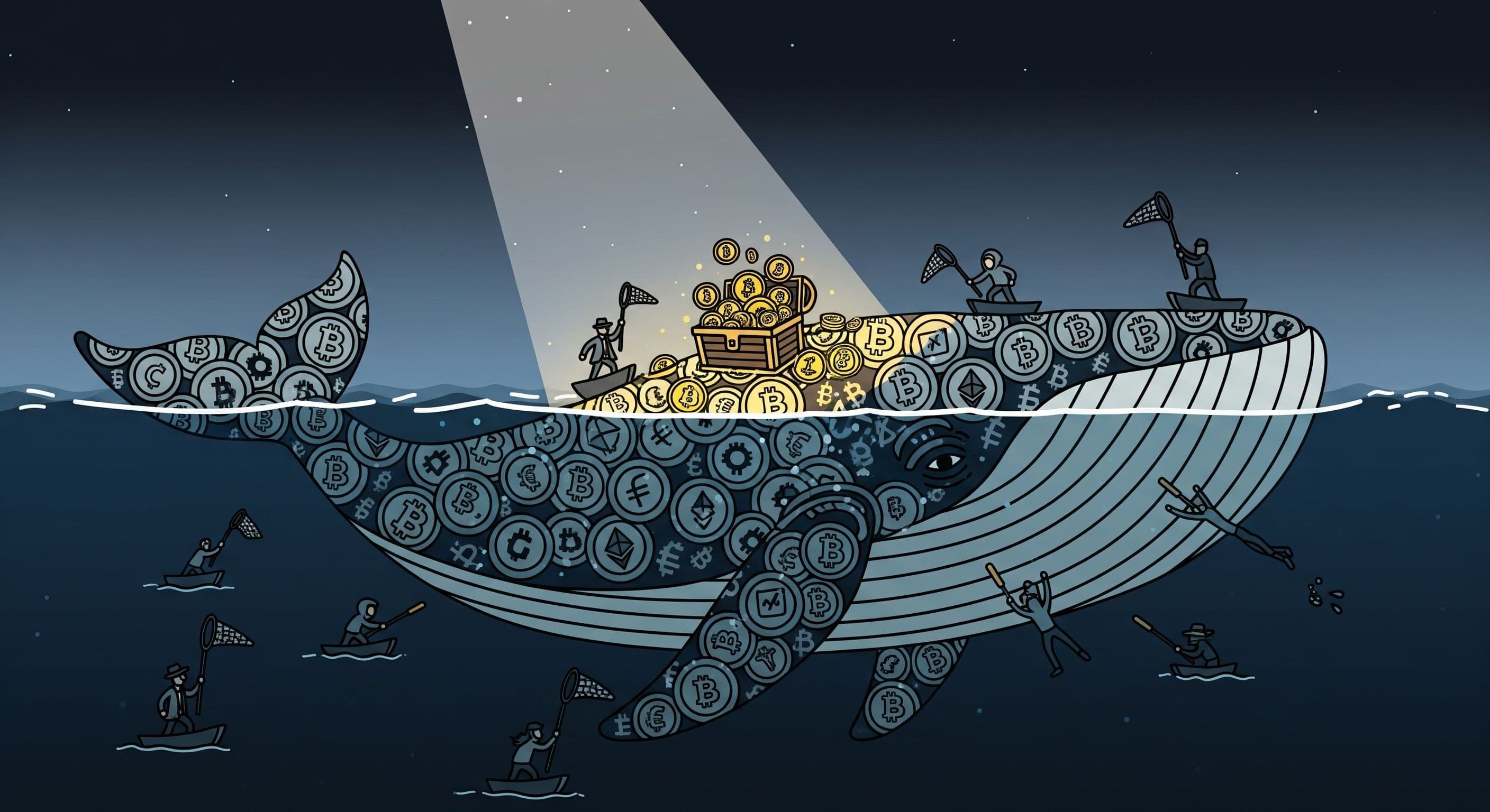 The world’s biggest crypto whales and their hidden fortunes