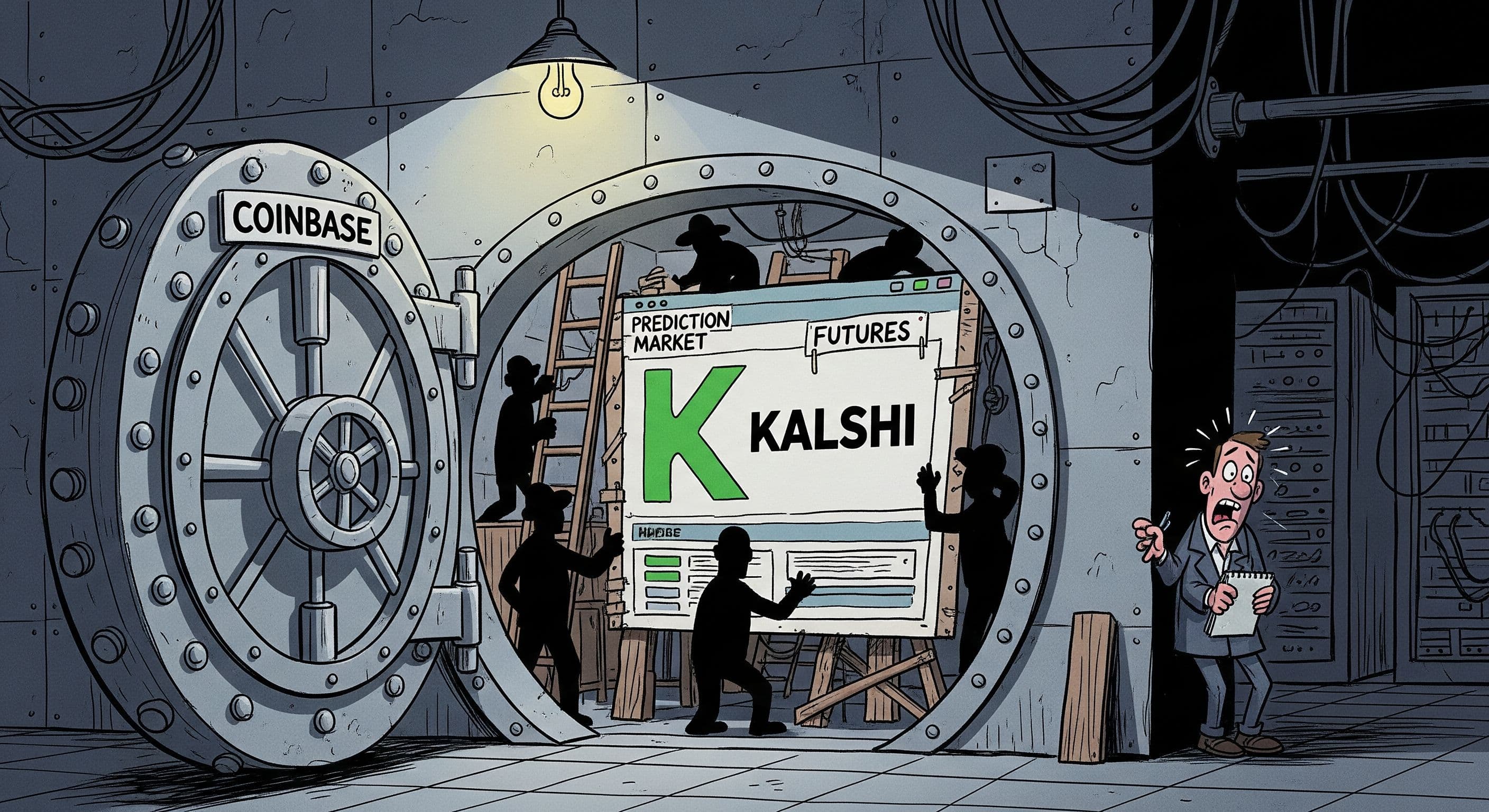 Coinbase Caught Building Secret Prediction Market Website With Kalshi