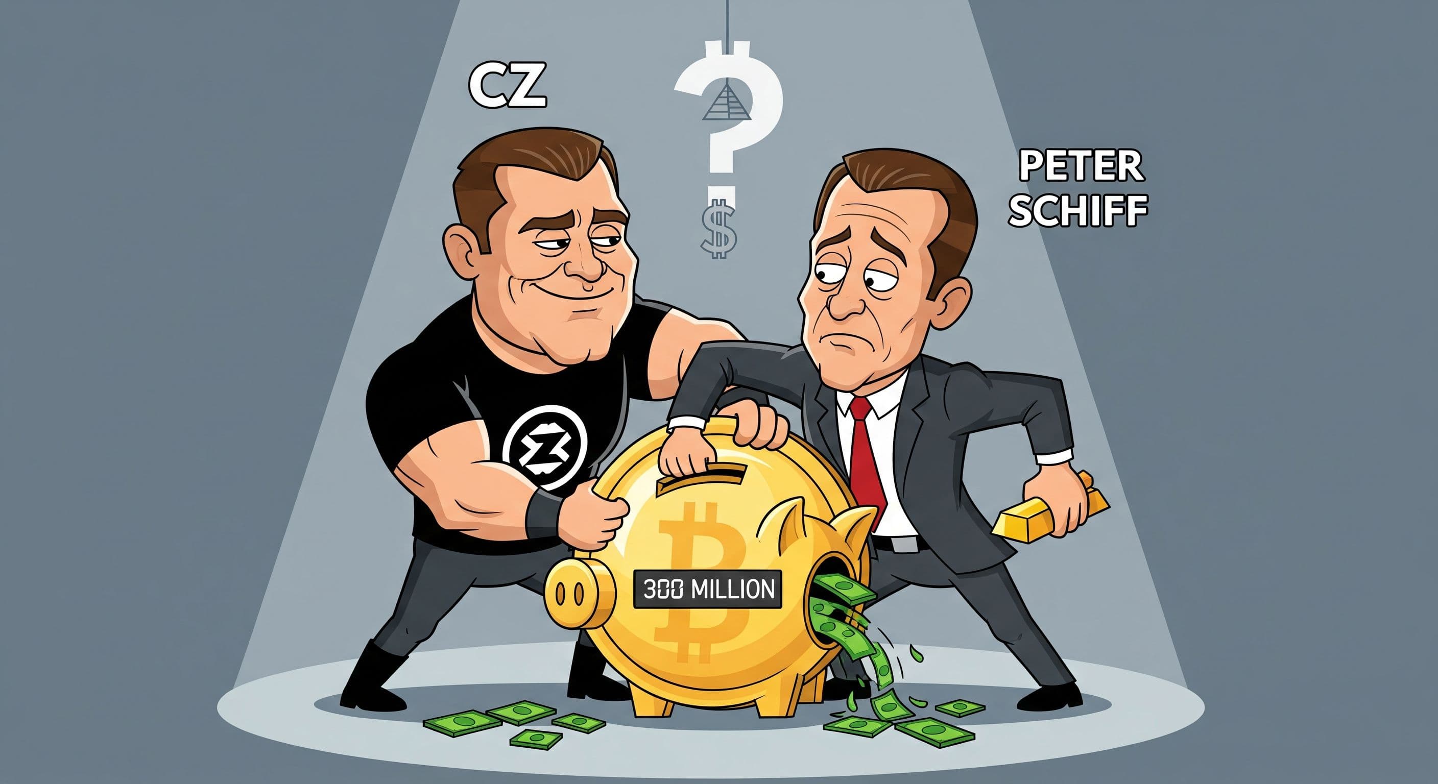 CZ vs Peter Schiff: 300 Million Crypto Users, Ponzi Or New Money?