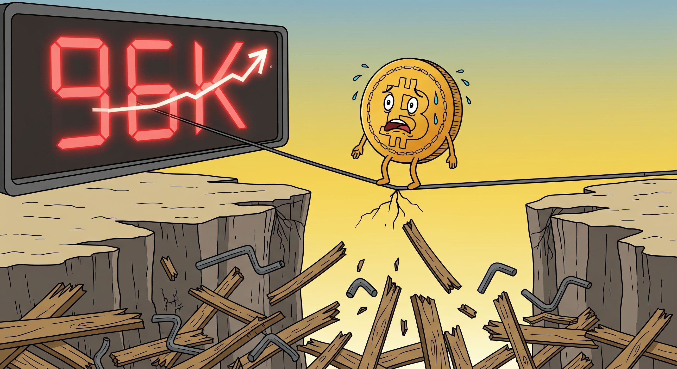 Bitcoin Tests 2022-Style Fragility Above 96K