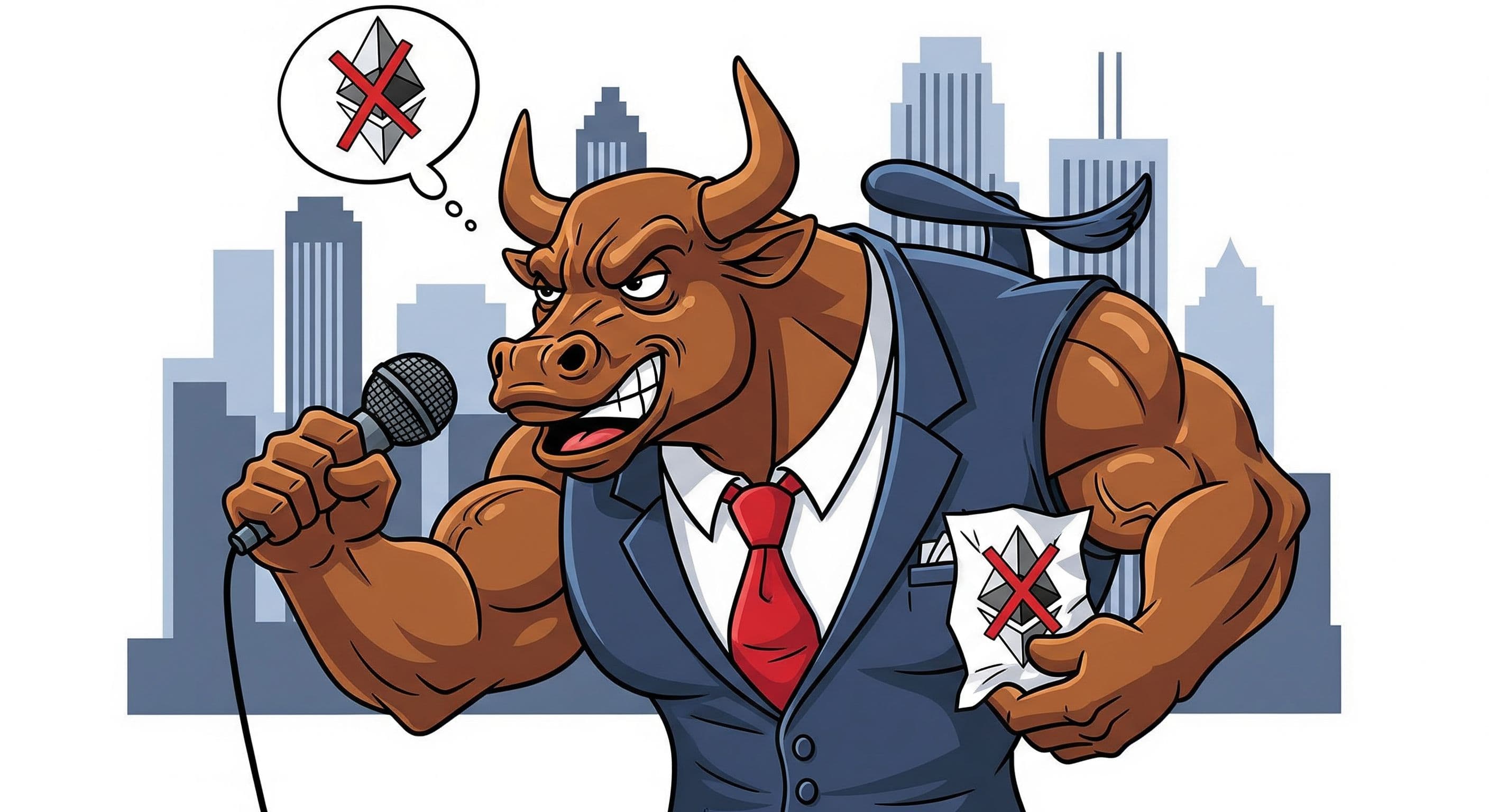 Wall Street’s Loudest Bull Secretly Predicts Ethereum Crash