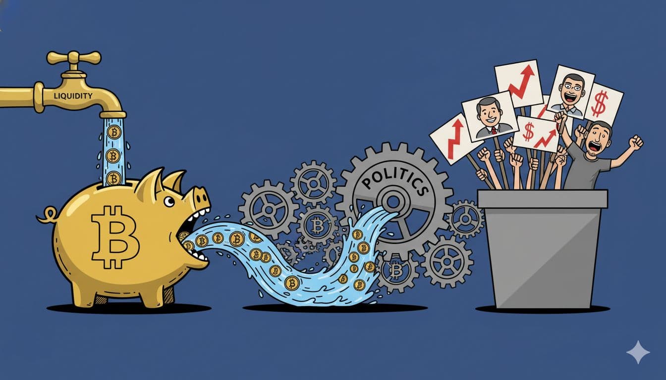 Bitcoin Cycle Shifts Toward Liquidity And Politics