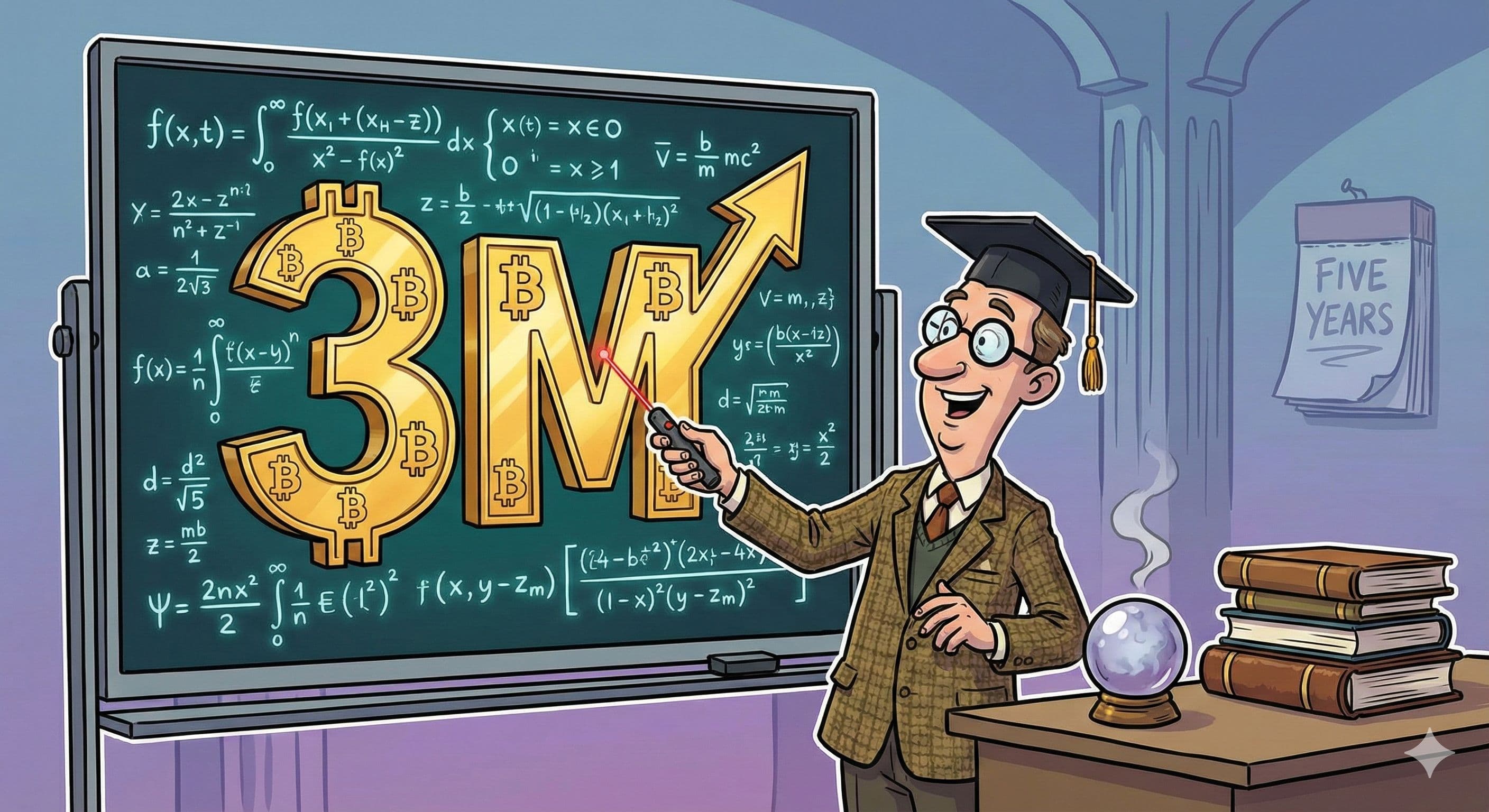 Academic model supports bold BTC forecasts: $3M in five years?