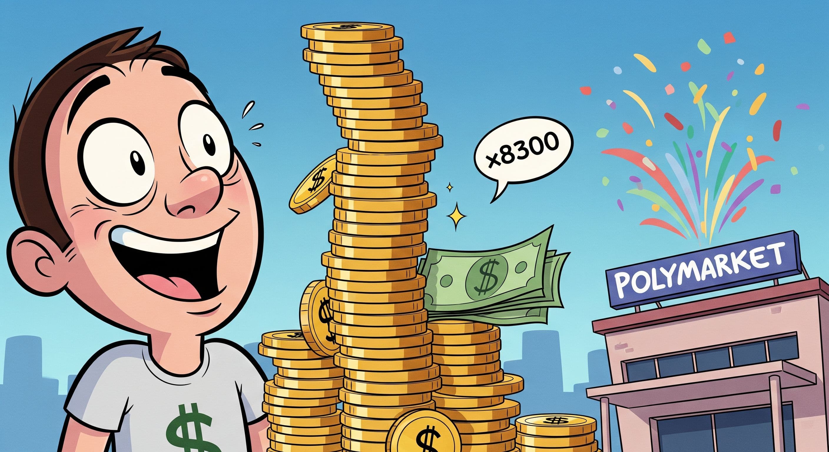 The "Sybil Farm" Behind a 8,300x Polymarket Win