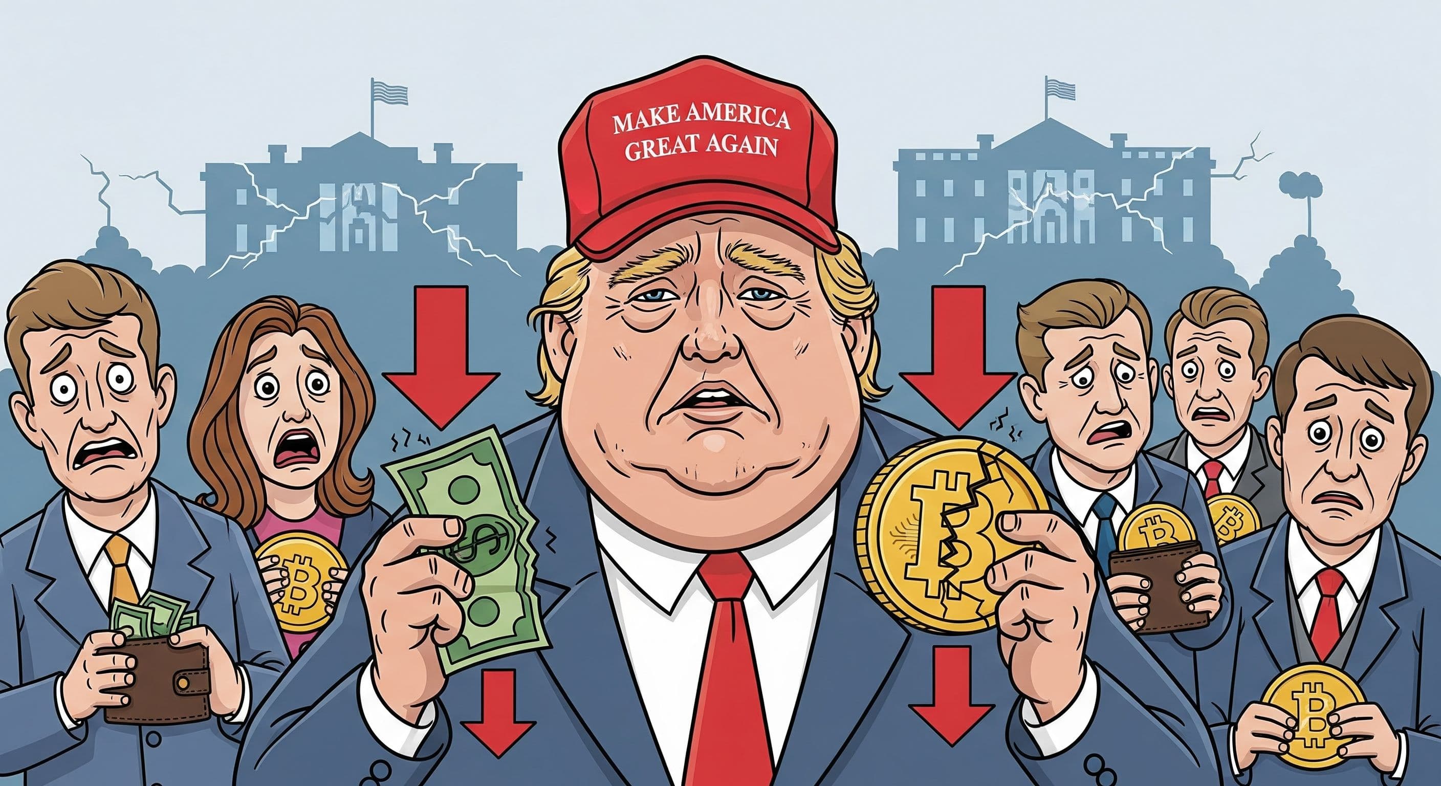 Crypto crash hits Trump world and its loyal followers