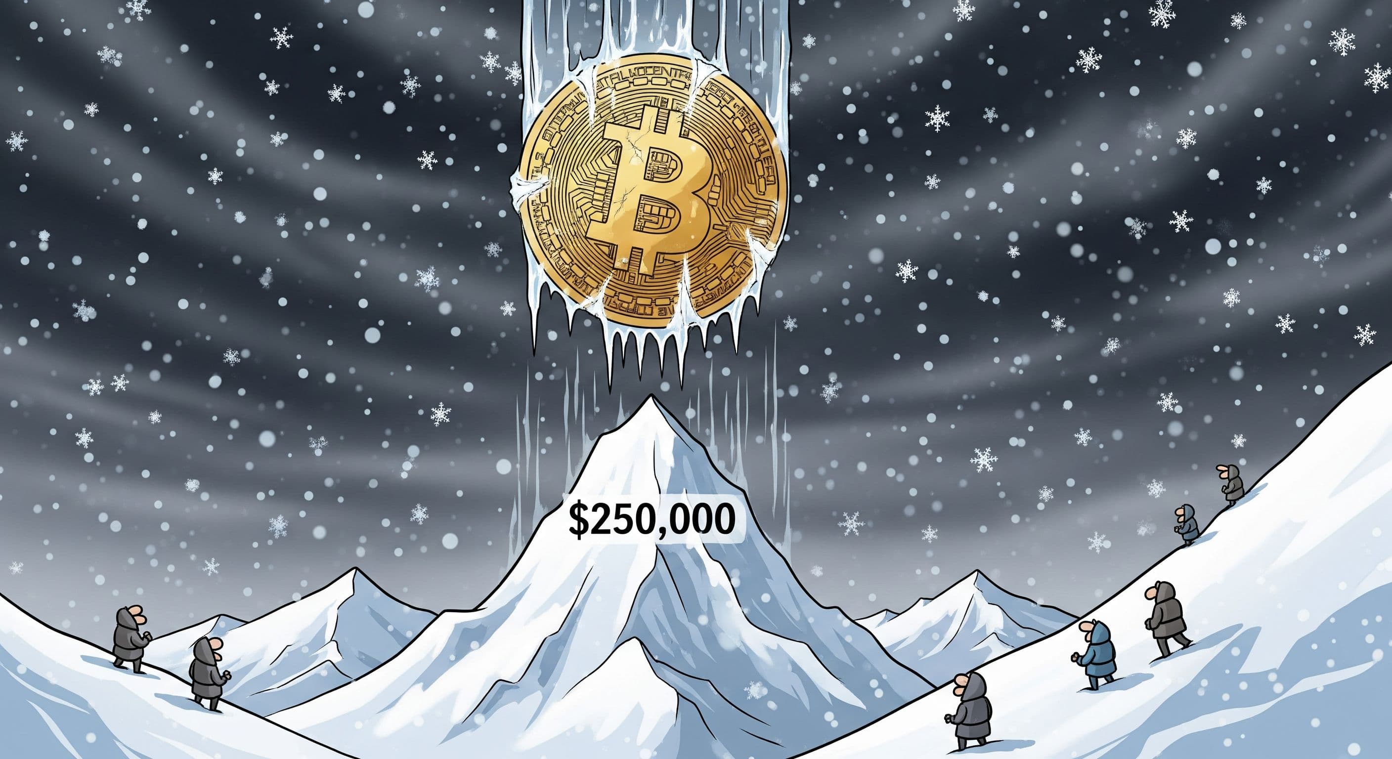 Snow Forecast: Why Bitcoin Must Crash Before It Can Soar to $250,000