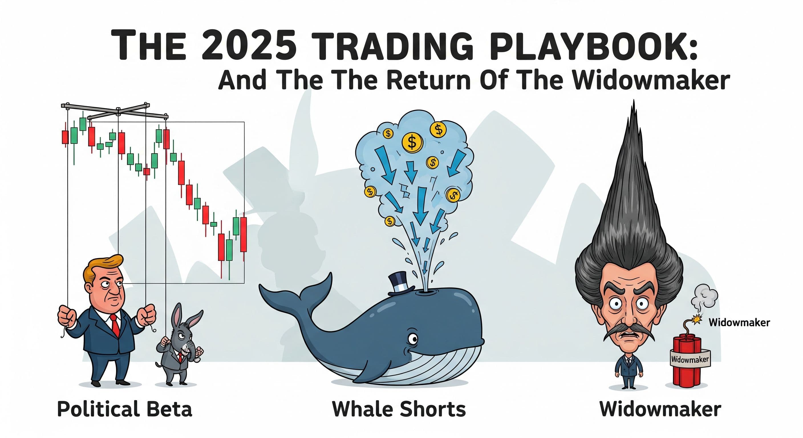 The 2025 Trading Playbook: Political Beta, Whale Shorts, And The Return Of The Widowmaker
